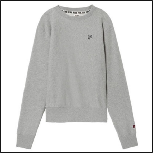 VS PINK PREMIUM COLLEGE PULLOVER CREW - Picture 3 of 4